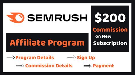 Semrush affiliate program payout  And later, in engaging and retaining those customers once they’ve made a purchase (loyalty)